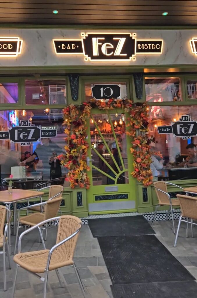 Image of outside of Fez restaurant
